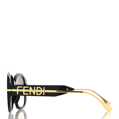 Fendi Acetate Fendigraphy Sunglasses FE40065I Black 3 of 7