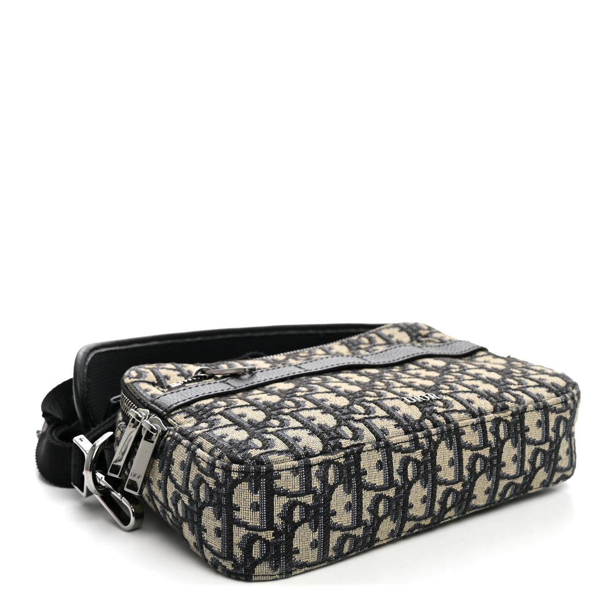Christian Dior HOMME Oblique Maxi Safari Messenger Beige Black 4 of 10