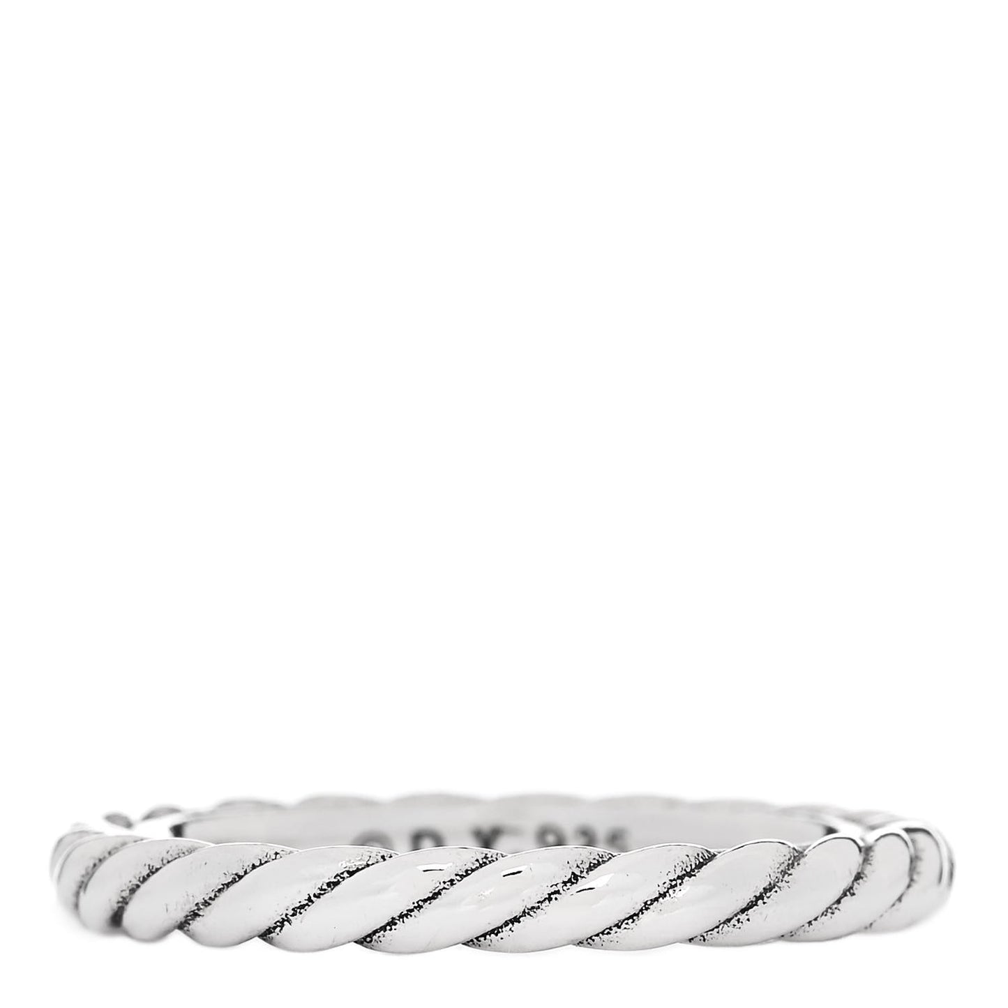 Sterling Silver Cable Classics Band Ring 53 6.25