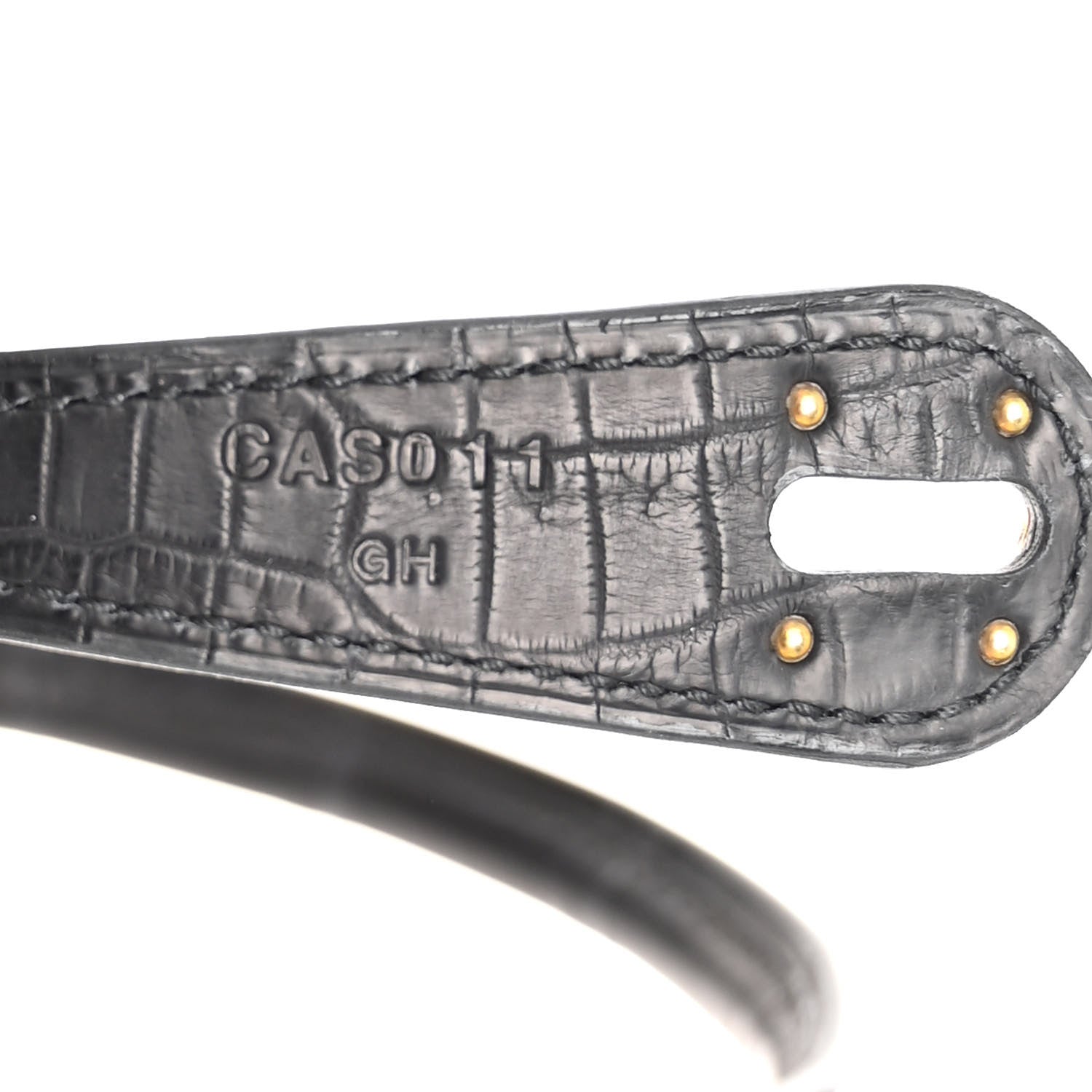 Hermes Matte Niloticus Crocodile Lindy 26 Black 7 of 10