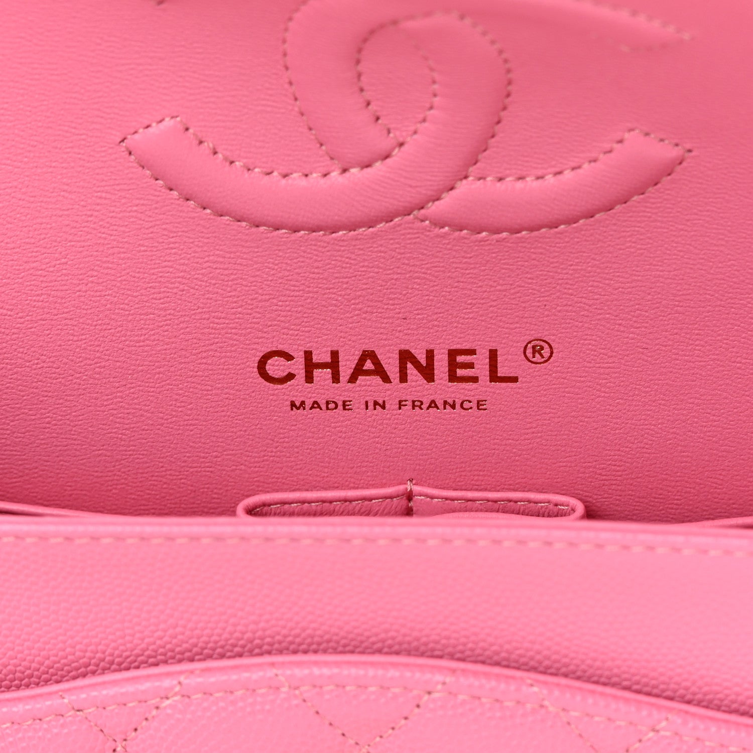 Chanel Caviar Quilted Medium Double Flap Pink 5 of 11