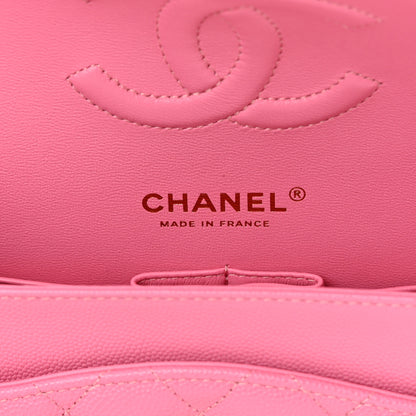 Chanel Caviar Quilted Medium Double Flap Pink 5 of 11