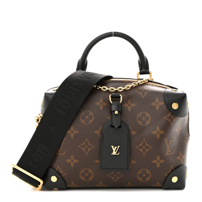 Louis Vuitton Monogram Petite Malle Souple Black 1 of 10