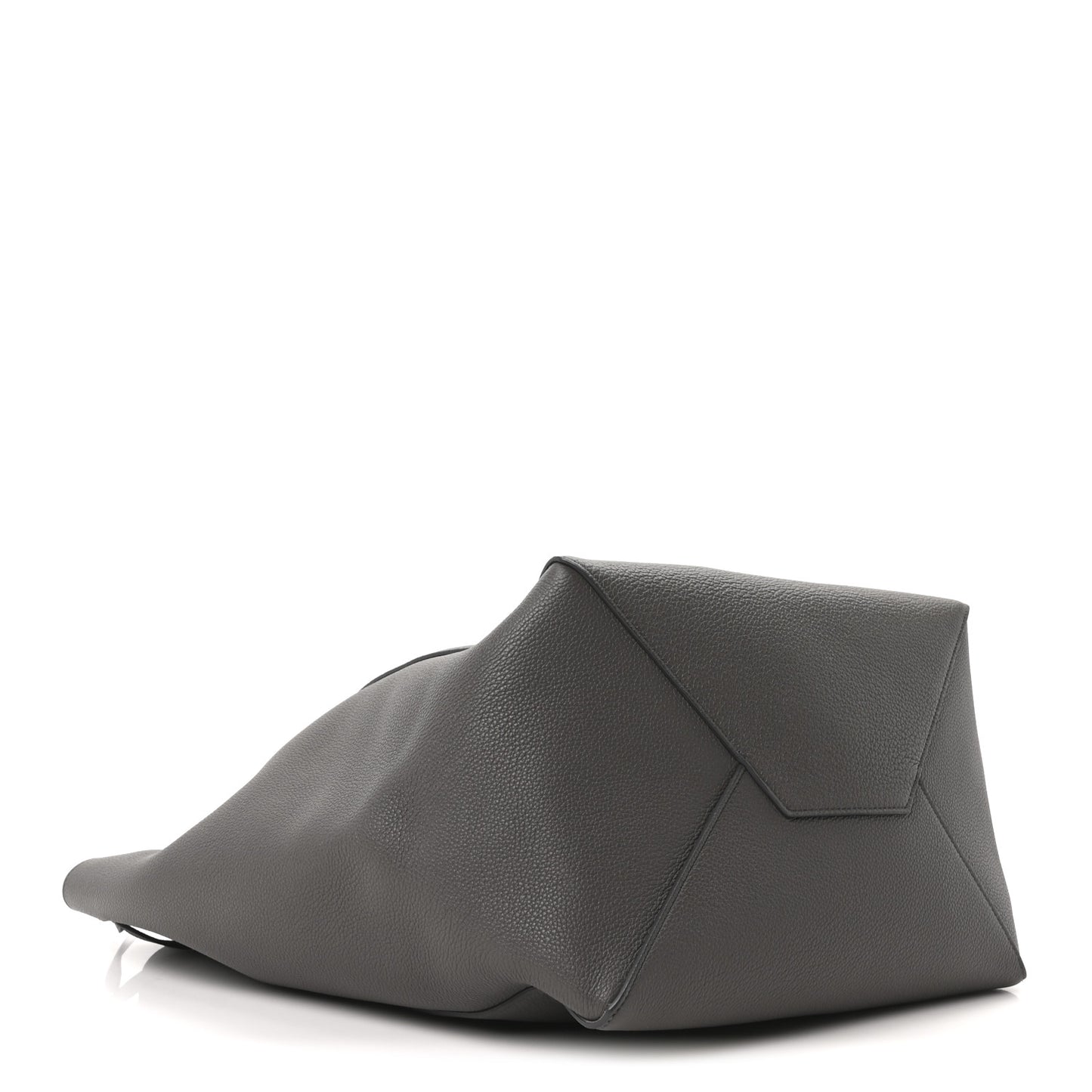 Soft Grained Calfskin Medium Belt Cabas Medium Grey