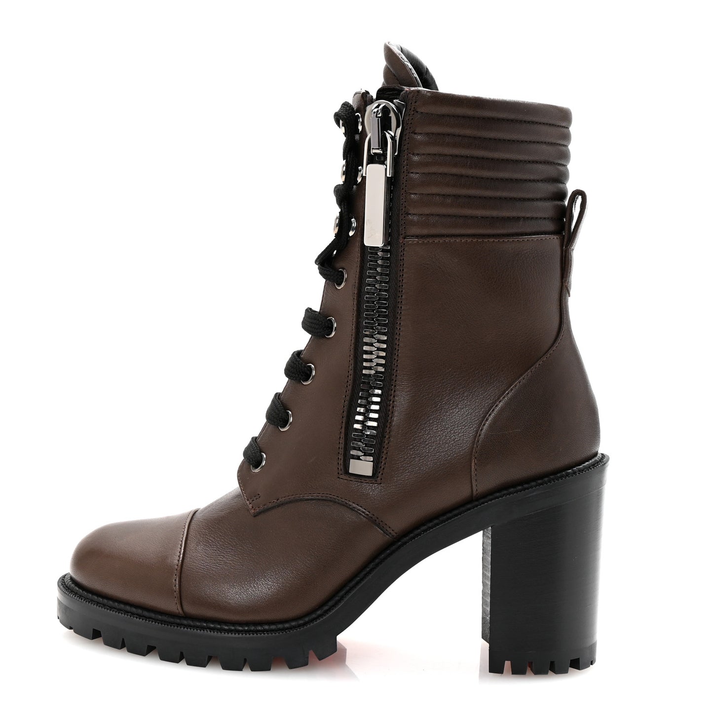 En Hiver Mixed Dual-Zip 70 Booties 38 Arabica