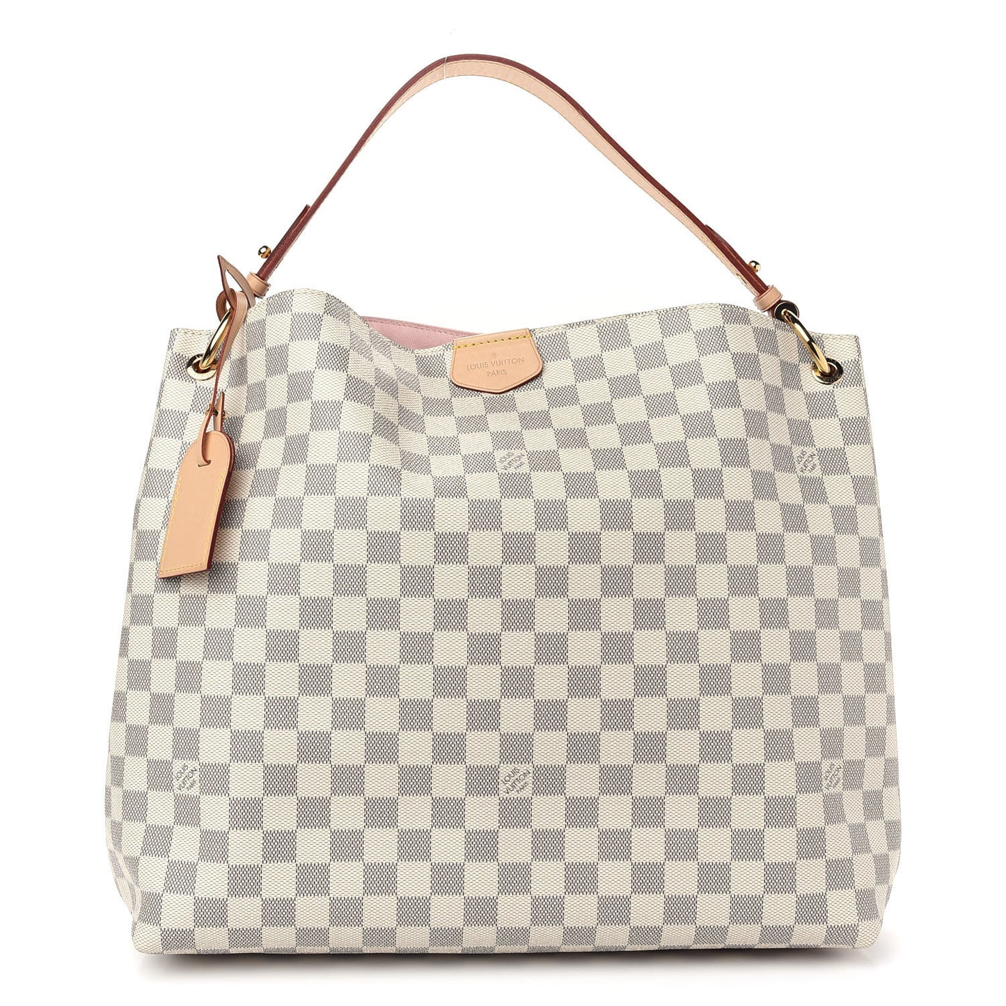 Damier Azur Graceful MM Rose Ballerine