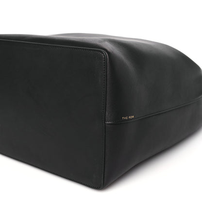 The Row Saddle Calfskin Belvedere Bucket Bag Black 8 of 8