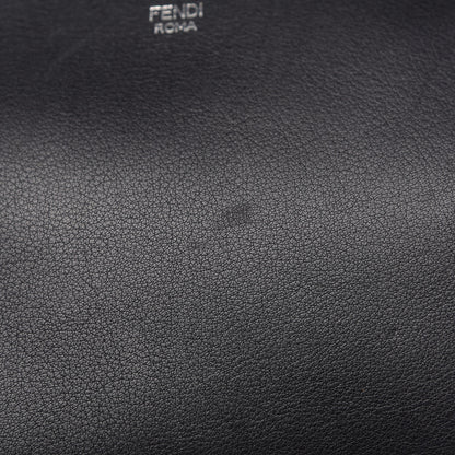Fendi Vitello Dolce Flowerland Croc Tail Medium By The Way Boston Bag Black 7 of 9
