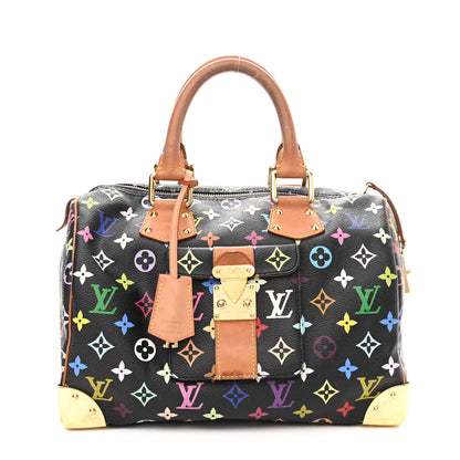Louis Vuitton Monogram Multicolor Speedy 30 Black 1 of 12