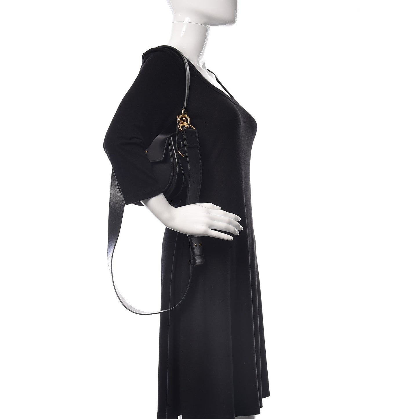 Calfskin Small Tess Bag Black