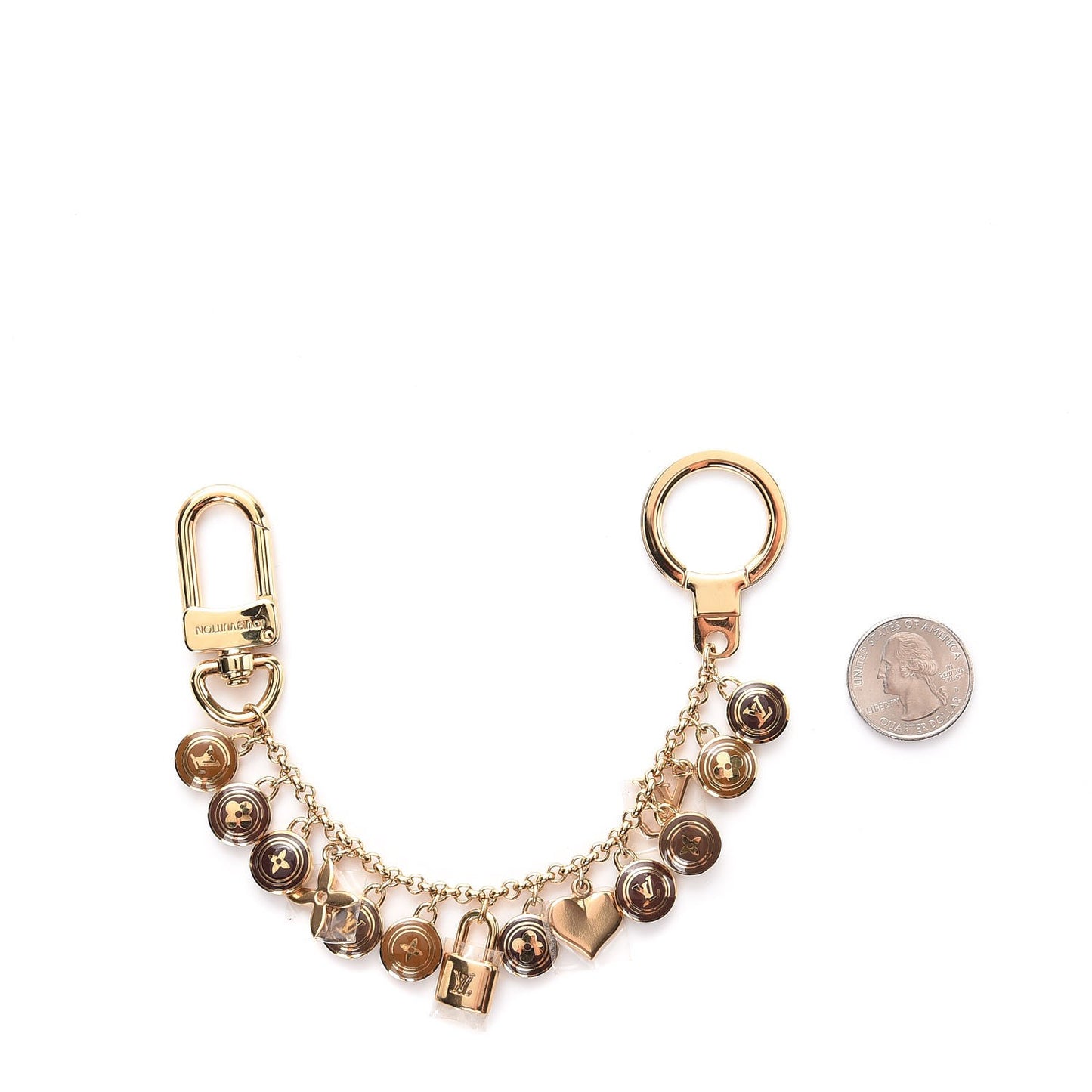 Pastilles Key Chain Bag Charm Brown