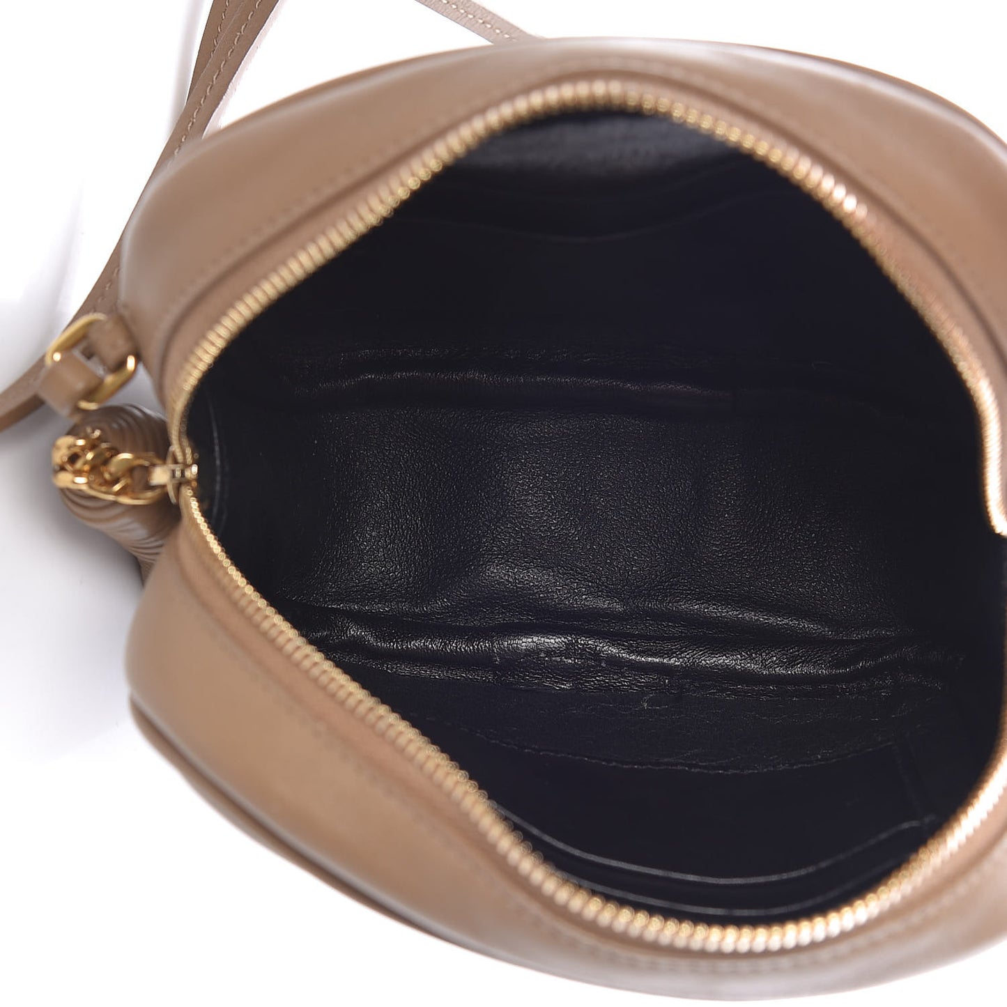 Nappa Monogram Blogger Bag Deep Beige
