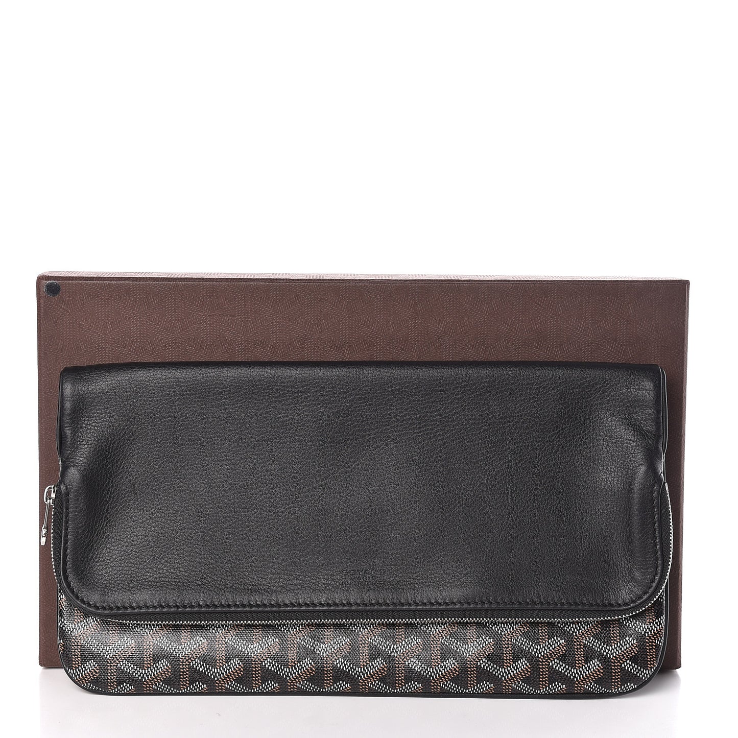 Goyardine Sainte Marie Soft Clutch Black