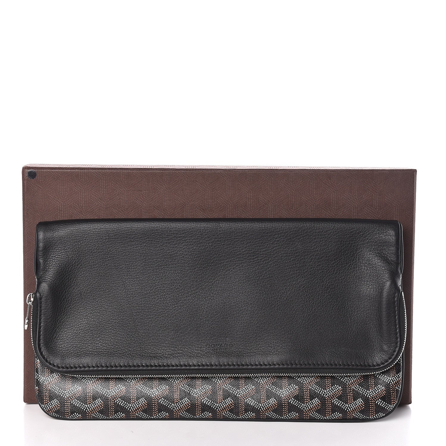 Goyard Goyardine Sainte Marie Soft Clutch Black 6 of 6