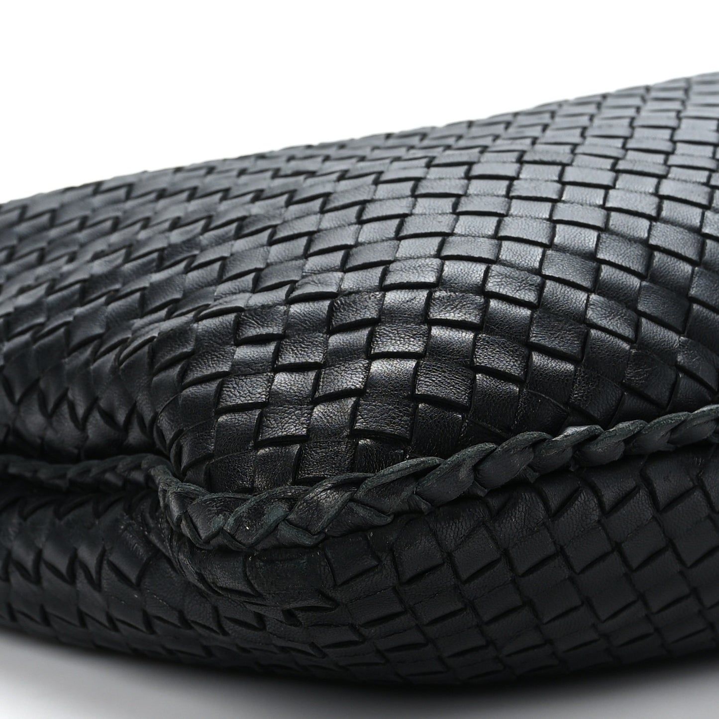 Nappa Intrecciato Medium Veneta Hobo Black