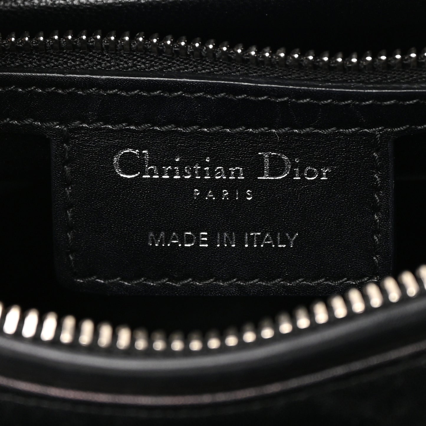 Smooth Calfskin Medium Lucky Badges Lady Dior Black