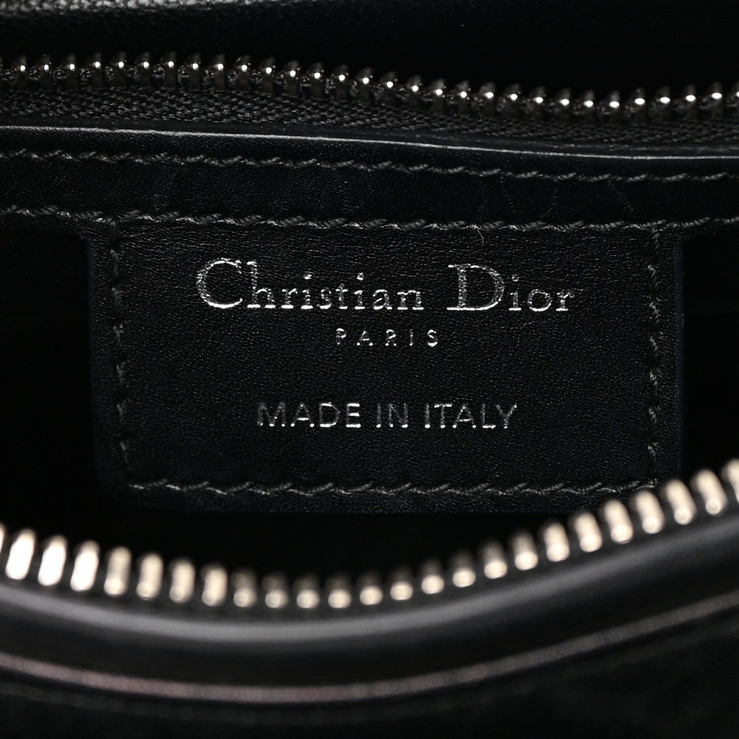 Christian Dior Smooth Calfskin Medium Lucky Badges Lady Dior Black 6 of 18