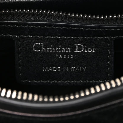 Christian Dior Smooth Calfskin Medium Lucky Badges Lady Dior Black 6 of 18