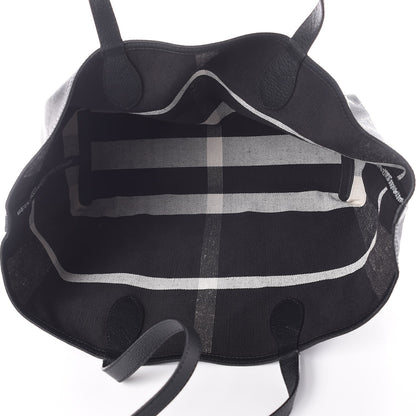 Burberry Coated Canvas Medium Reversible Doodle Tote Black 8 of 9