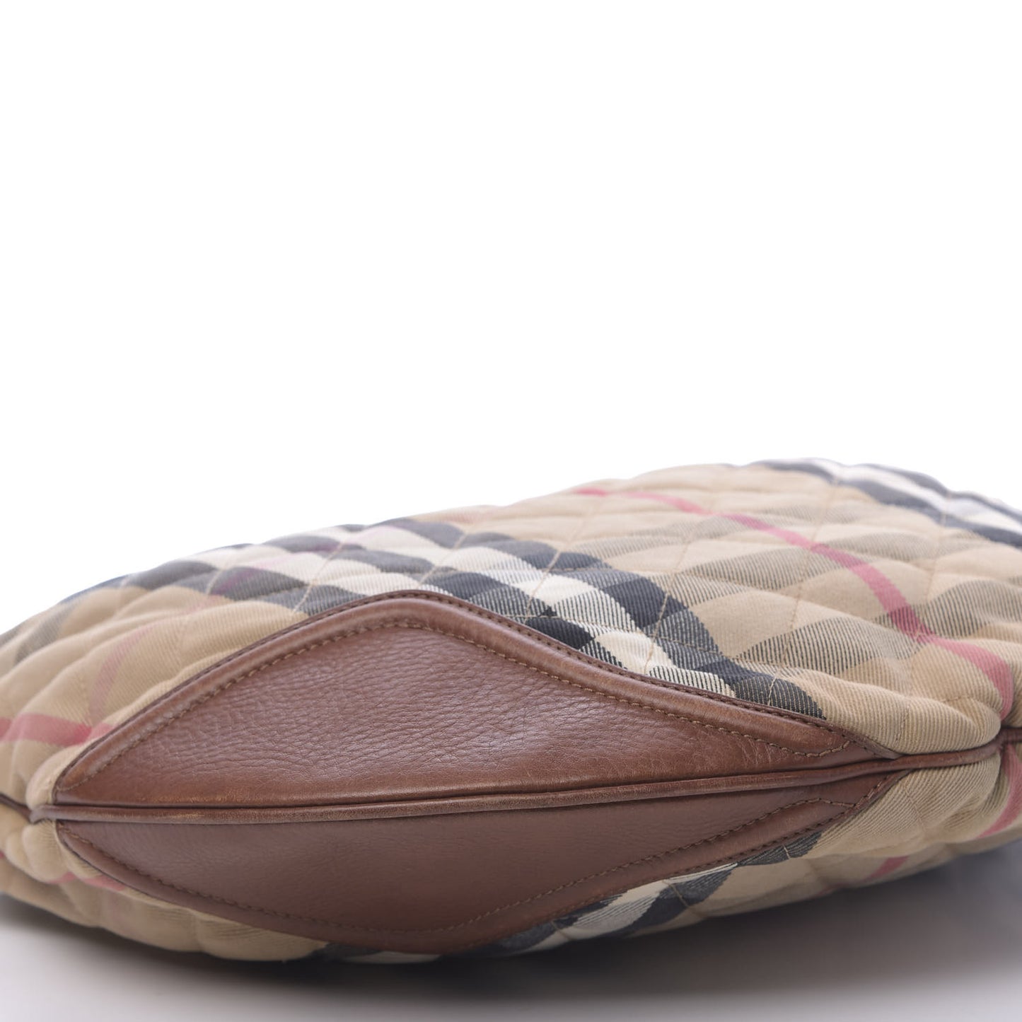 House Check Quilted Hoxton Hobo Brown