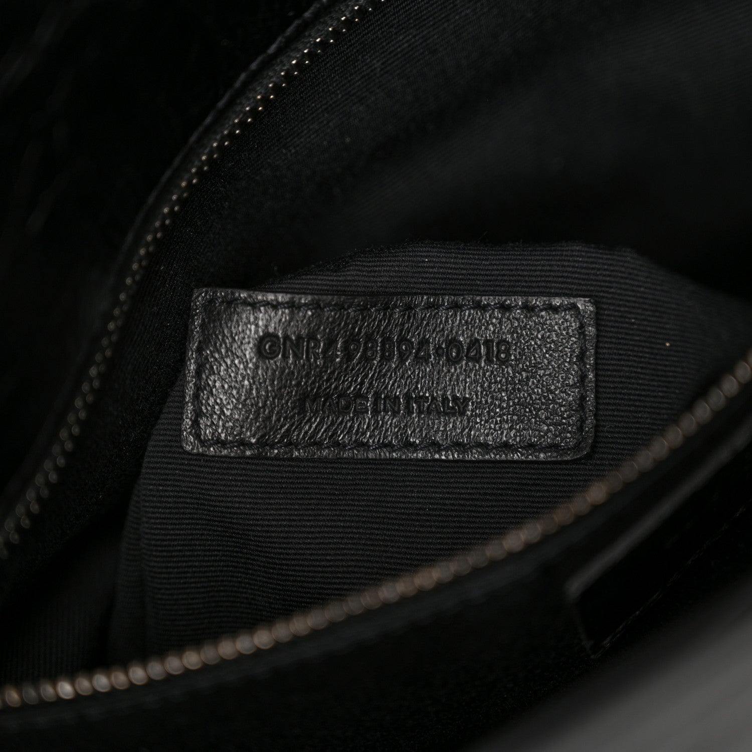 Saint Laurent Crinkled Calfskin Matelasse Monogram Medium Niki Chain Satchel Black 6 of 10