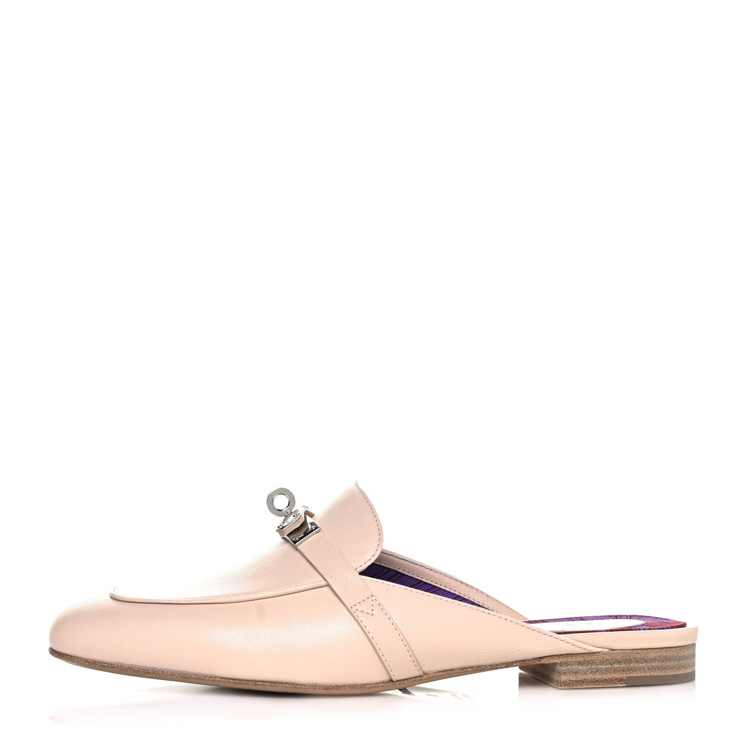 Hermes Goatskin Oz Mules 39 Blanc Poros 1 of 8