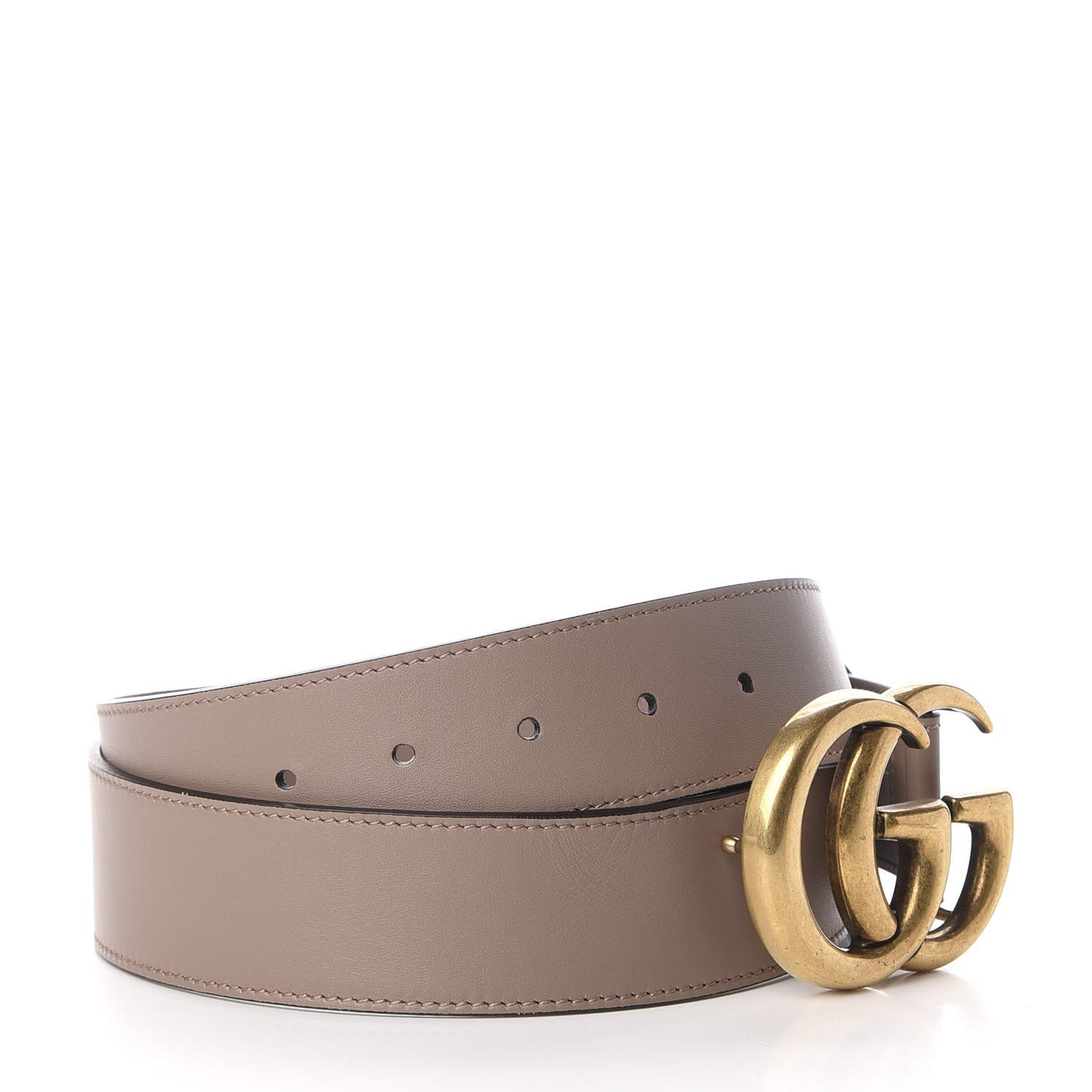 Calfskin Double G 40mm Belt 95 38 Porcelain Rose