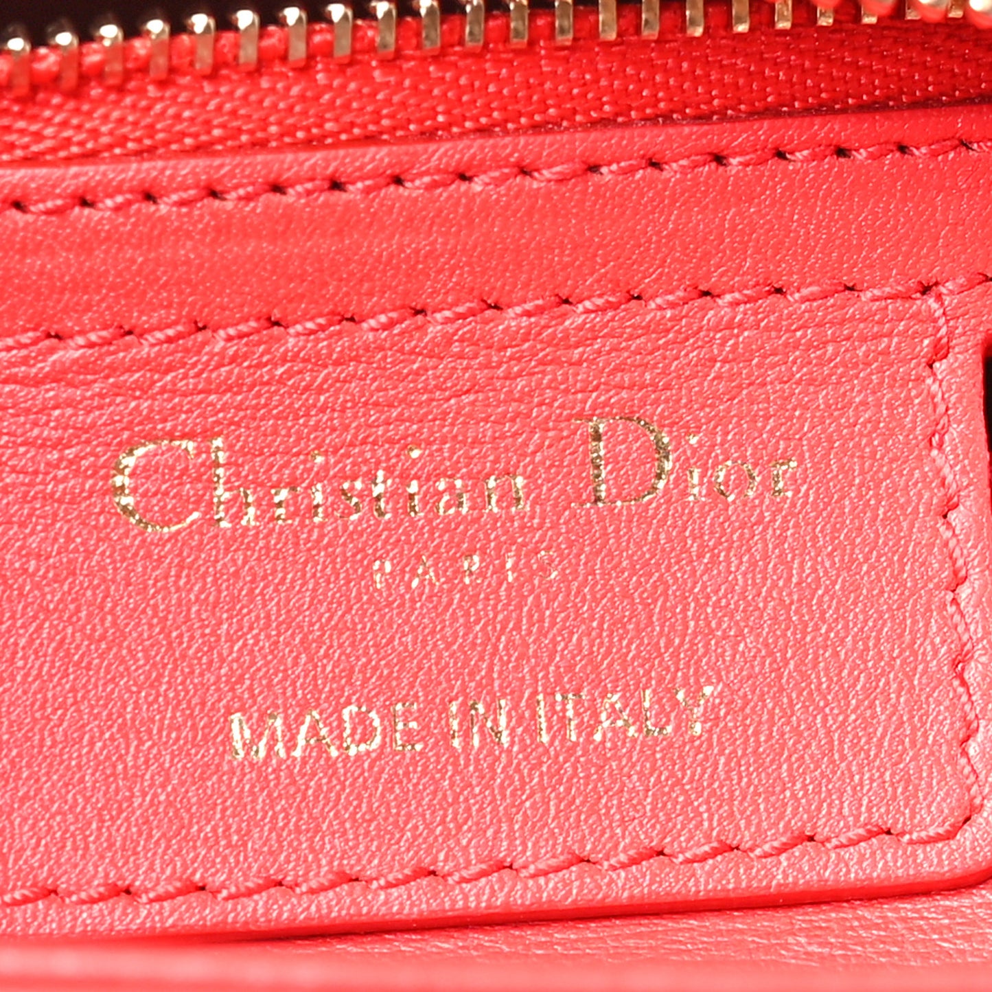 Calfskin Niki De Saint Phalle Medium Supple Lady Dior Red