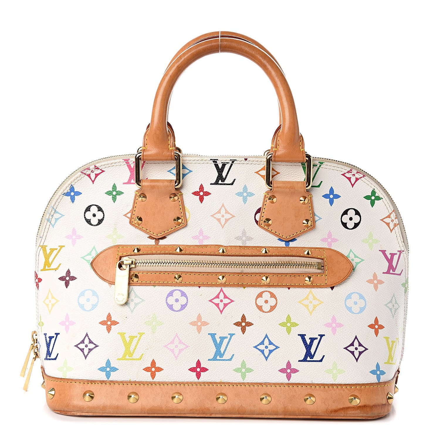 Louis Vuitton Monogram Multicolor Alma White 1 of 16
