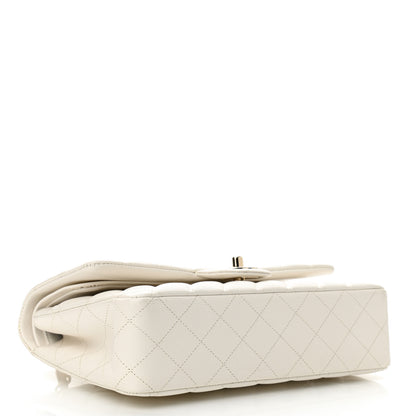Chanel Caviar Quilted Medium Double Flap White 4 of 10