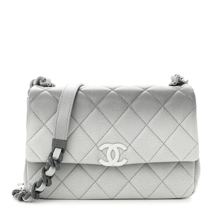 Chanel Shaded Caviar Quilted My Everything Flap Dark Grey Light Grey 1 of 10