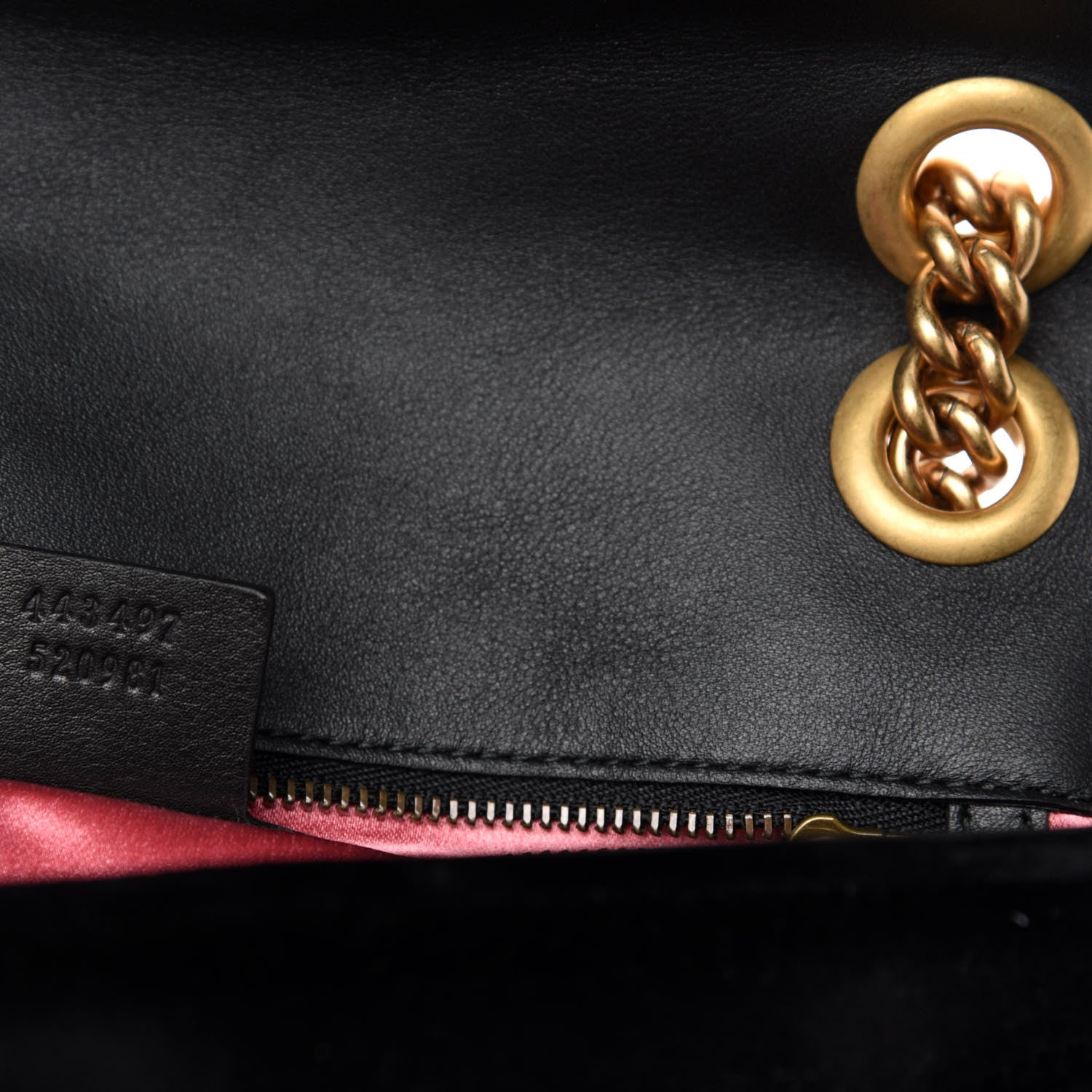 Gucci Velvet Matelasse Marquise Crystals Embroidered Small GG Marmont Shoulder Bag Black 10 of 11