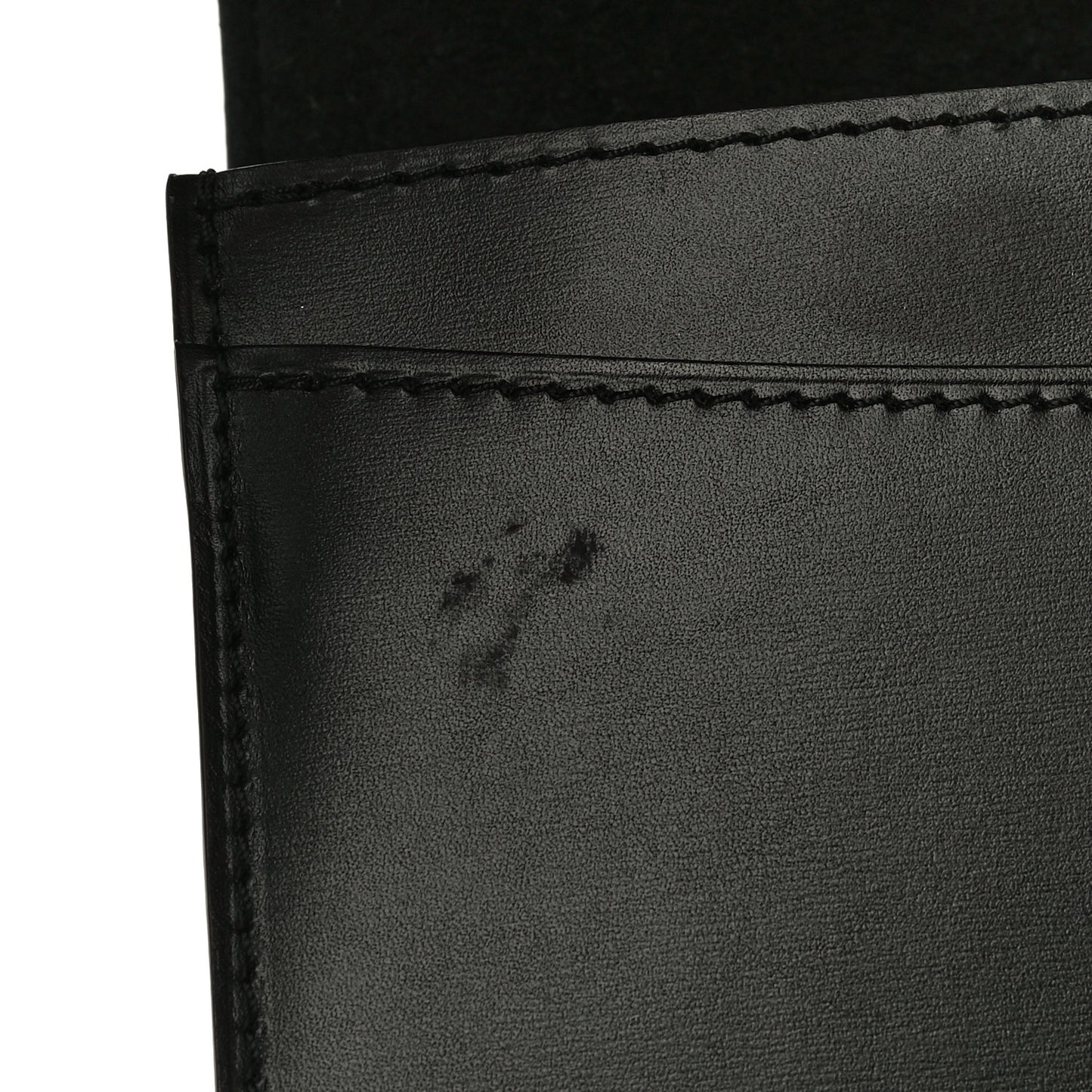Calfskin Chain Louise GM NM Black