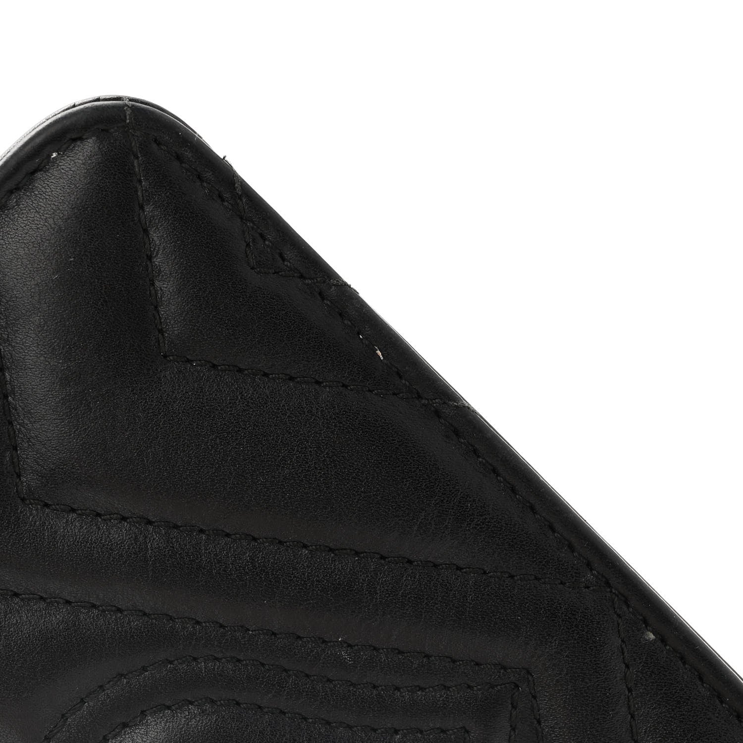 Gucci Calfskin Matelasse Mini Animal Studs GG Marmont Bag Black 11 of 15