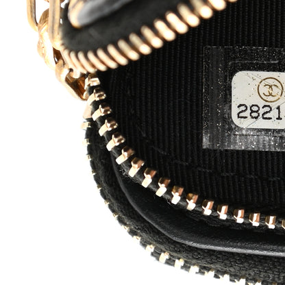 Chanel Calfskin Crocodile Embossed Graffiti 2.55 Cocodile Reissue Clutch With Chain Black Gold 7 of 10