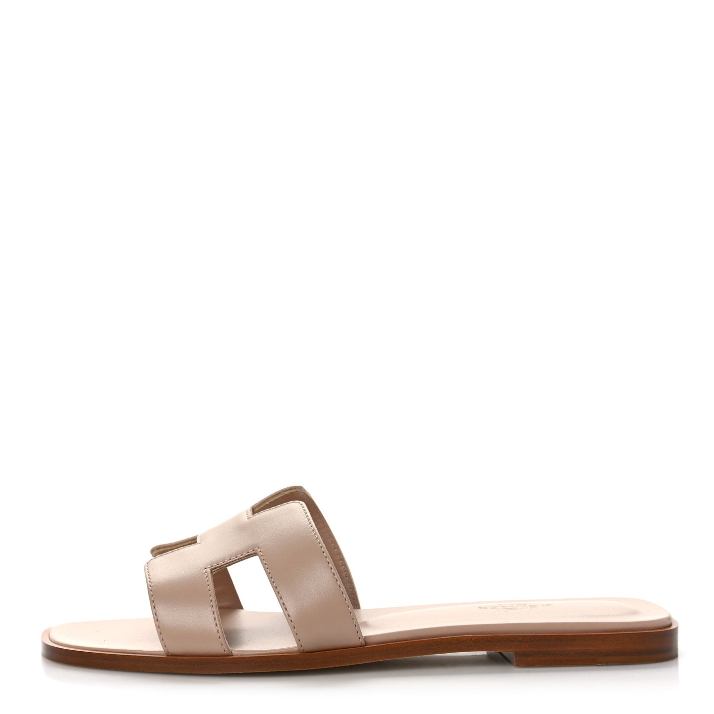 Box Calfskin Oran Sandals 39 Bois De Santal