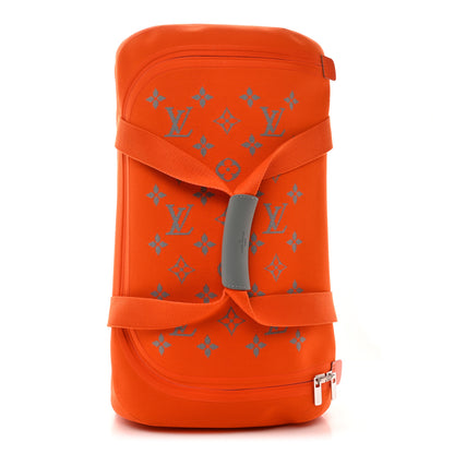 Louis Vuitton Knit Monogram Horizon Soft Duffle 55 Orange 1 of 12