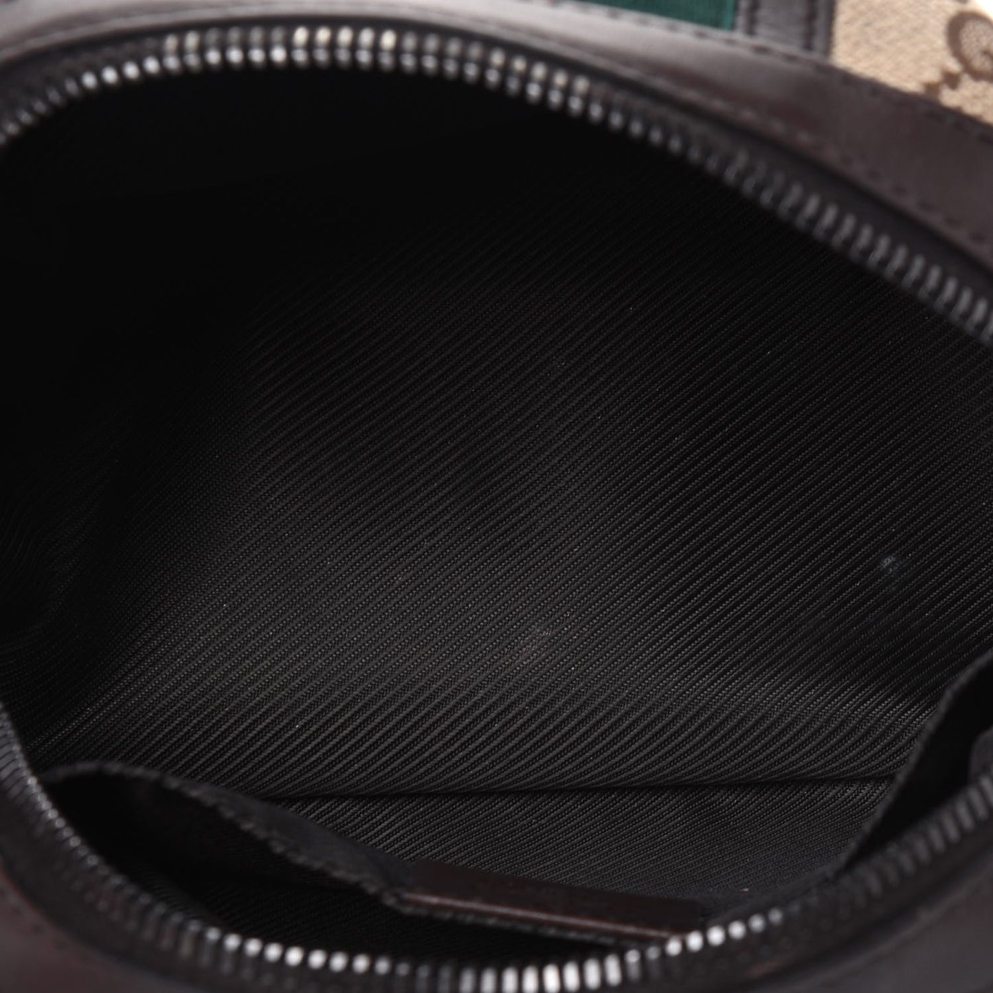 Monogram Web Small Cosmetic Case Dark Brown