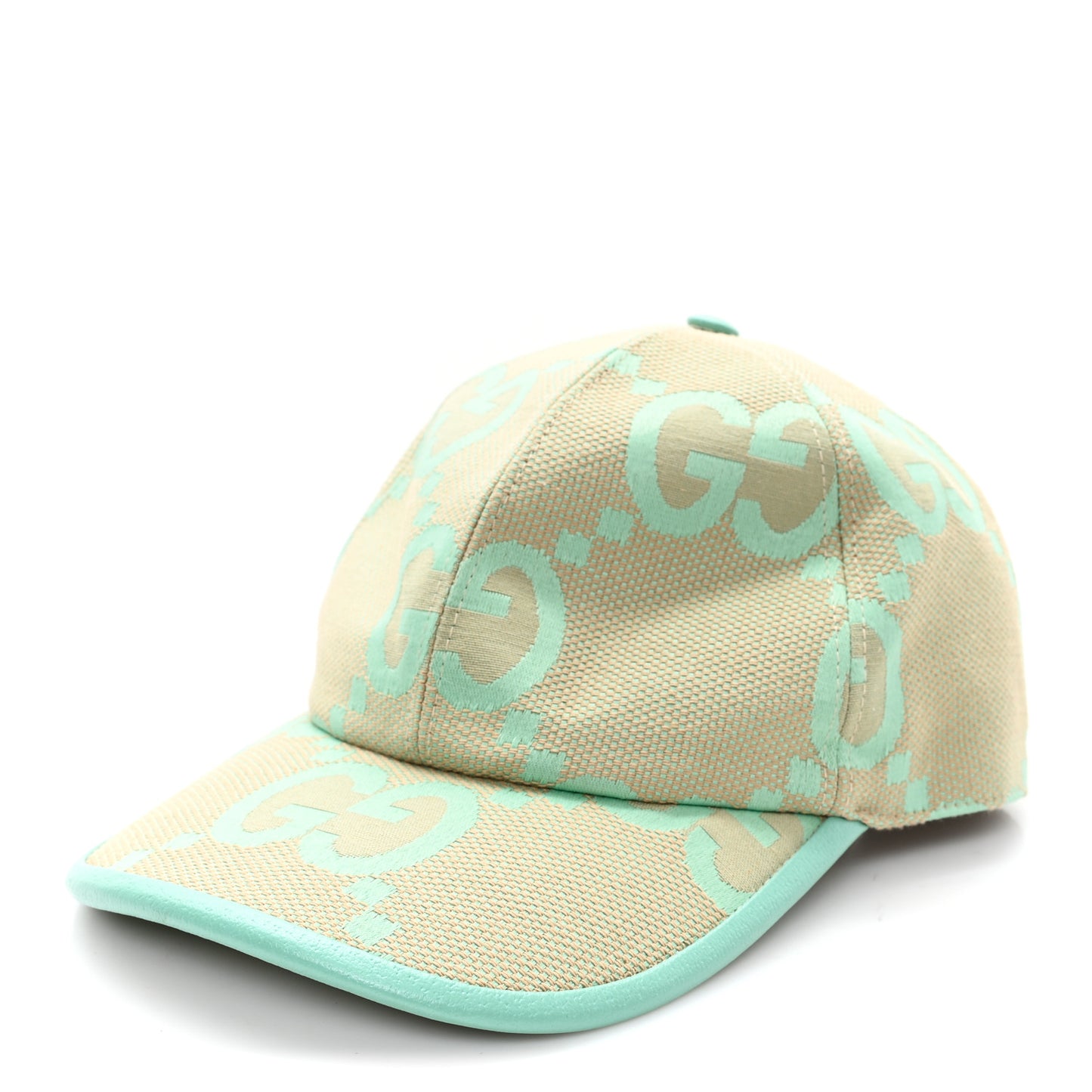 Monogram Jumbo GG Mosteri Baseball Hat Beige Pepper Mint