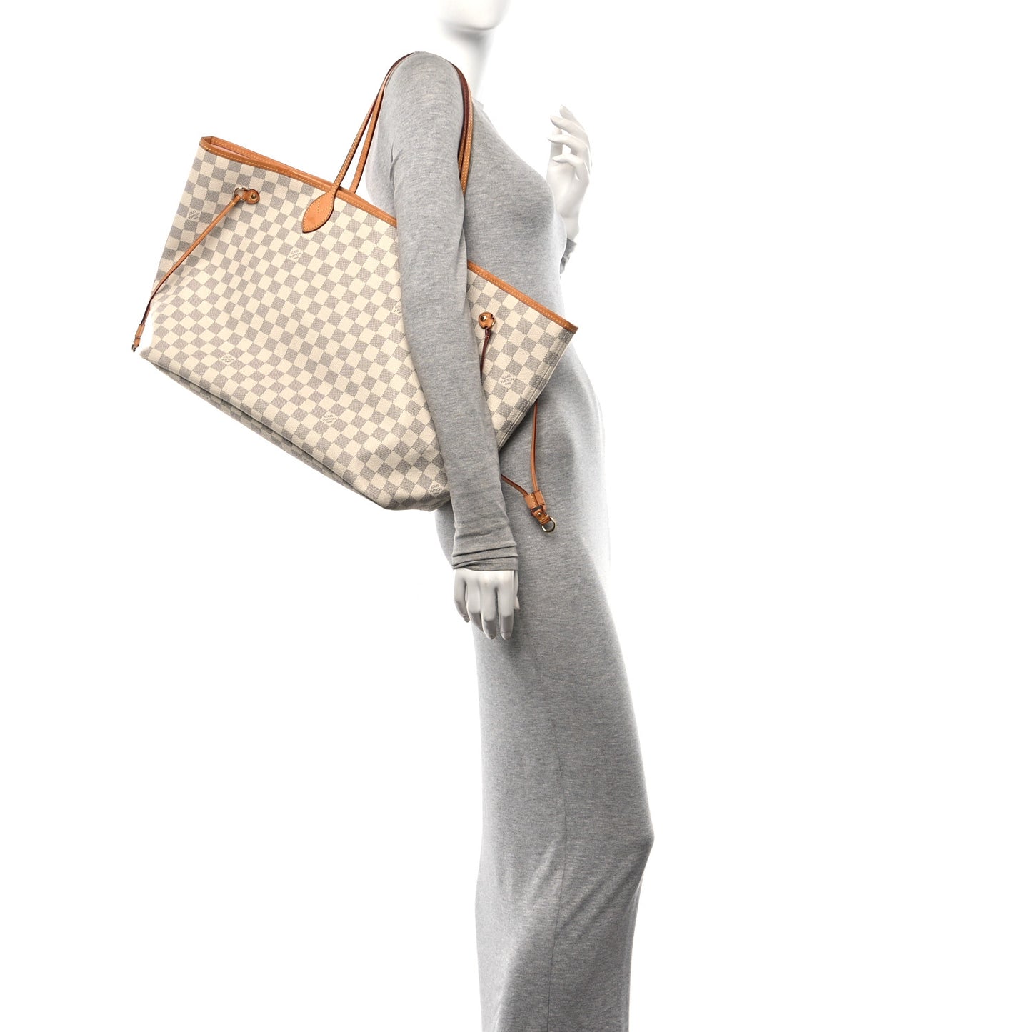 Damier Azur Neo Neverfull GM Rose Ballerine