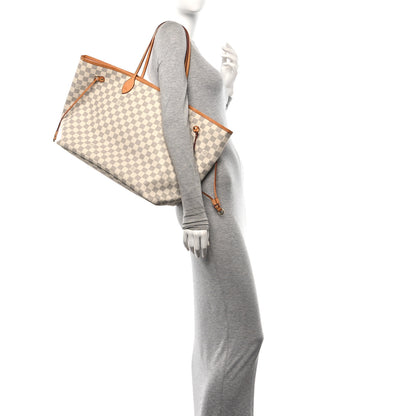 Louis Vuitton Damier Azur Neo Neverfull GM Rose Ballerine 2 of 10