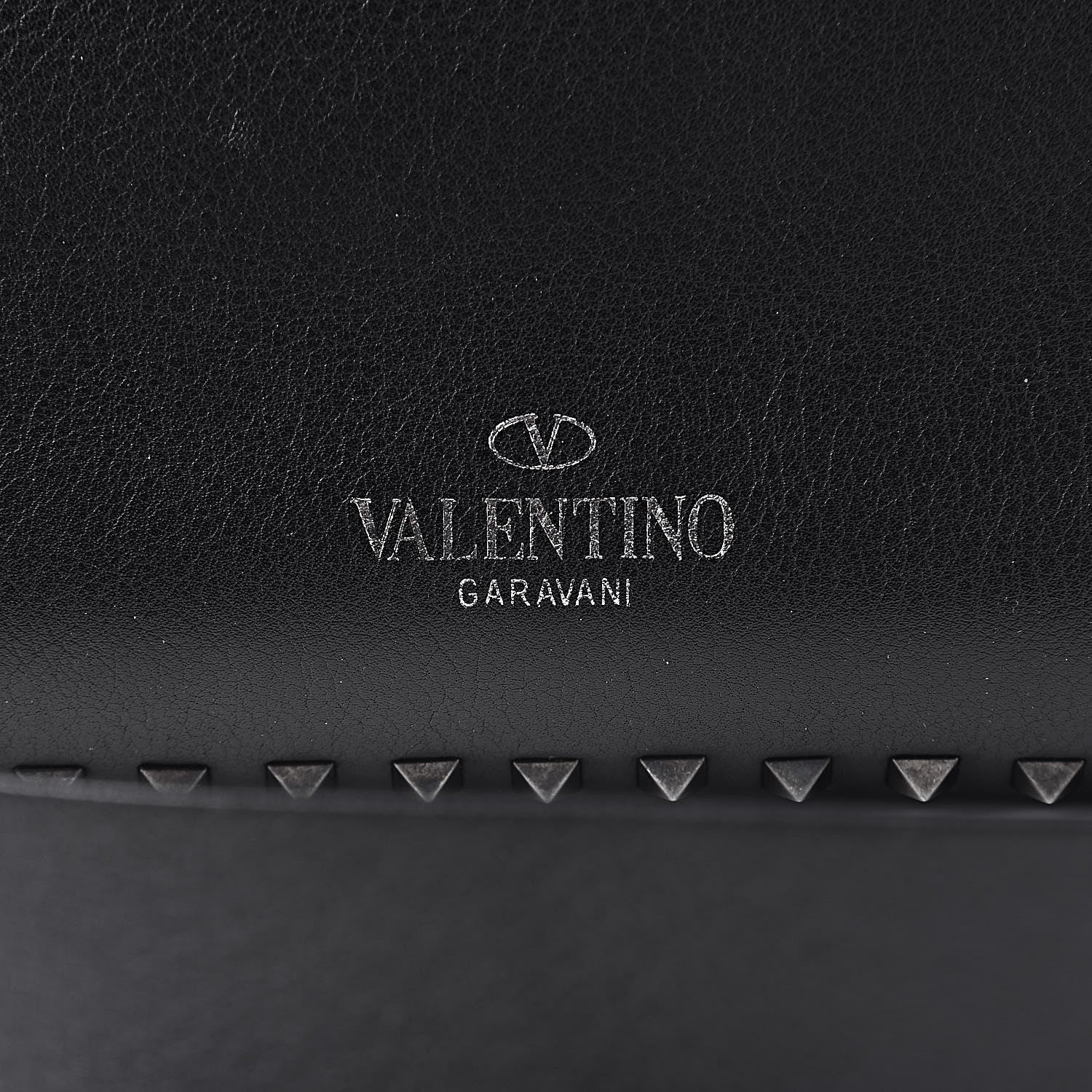 Valentino Garavani Calfskin Rockstud All Over Flip-Lock Messenger Bag Black 7 of 10