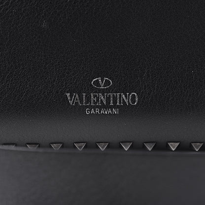 Valentino Garavani Calfskin Rockstud All Over Flip-Lock Messenger Bag Black 7 of 10