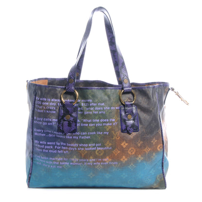 Louis Vuitton Richard Prince Heartbreak Jokes Tote 1 of 7