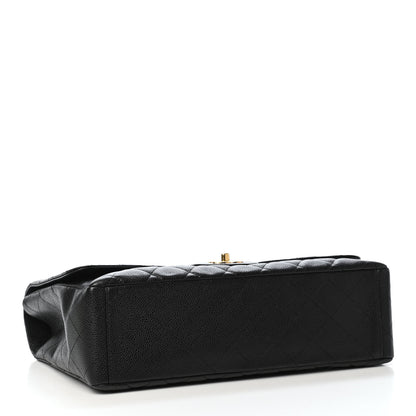 Chanel Caviar Maxi Single Flap Black 3 of 4