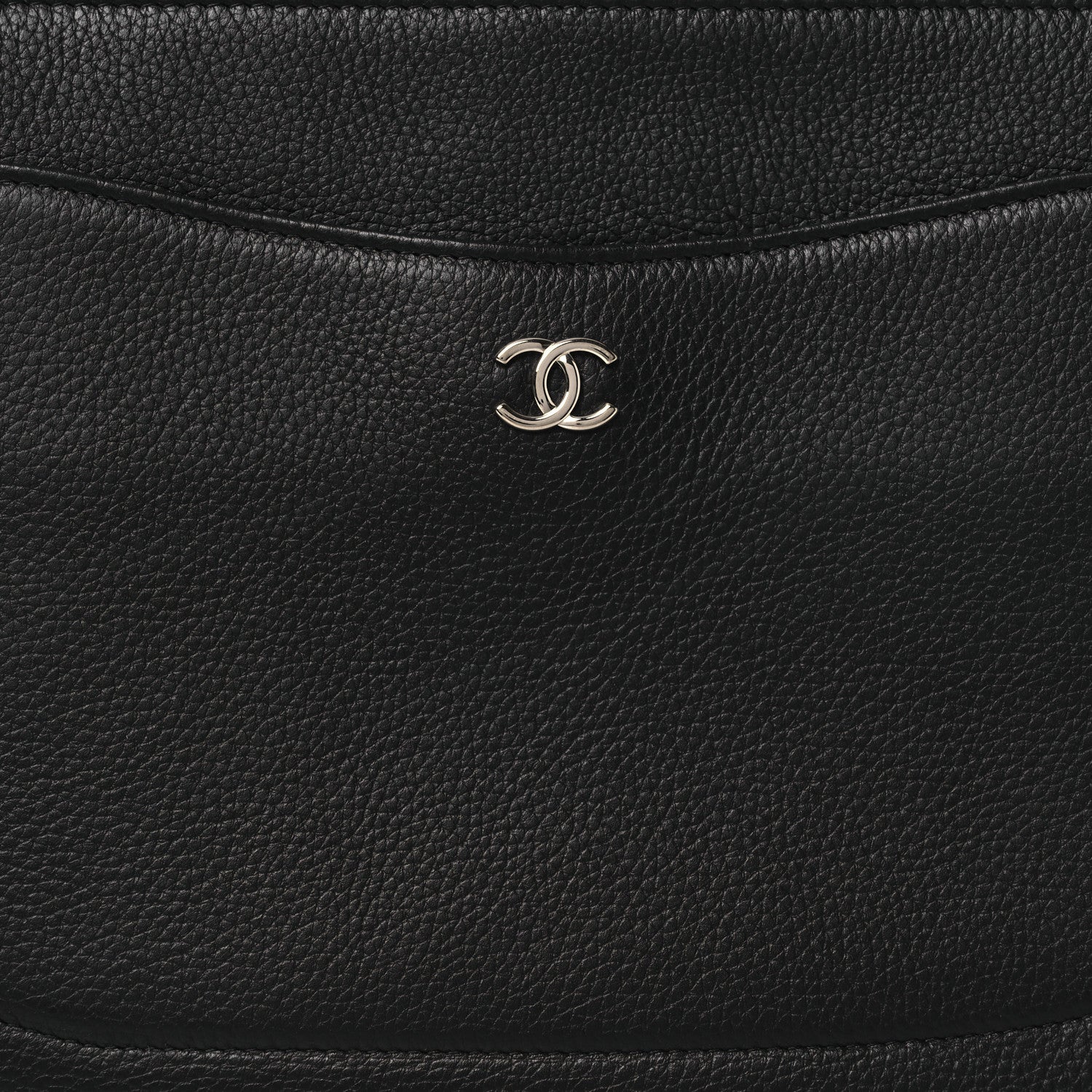 Chanel Grained Calfskin Large Neo Executive Cosmetic Case Black 8 of 12