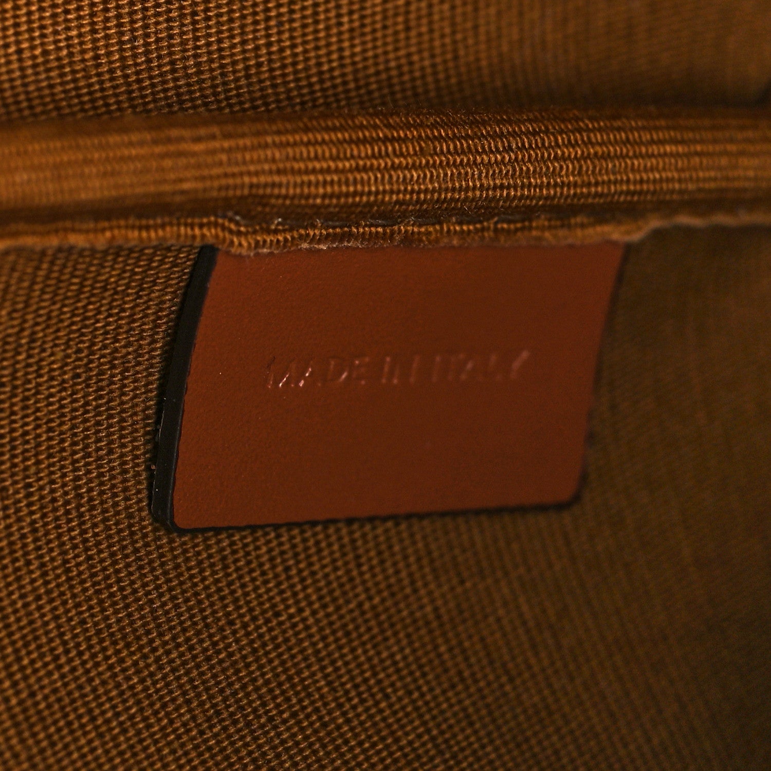 Celine Triomphe Canvas Calfskin Small Bucket Bag Tan 7 of 10