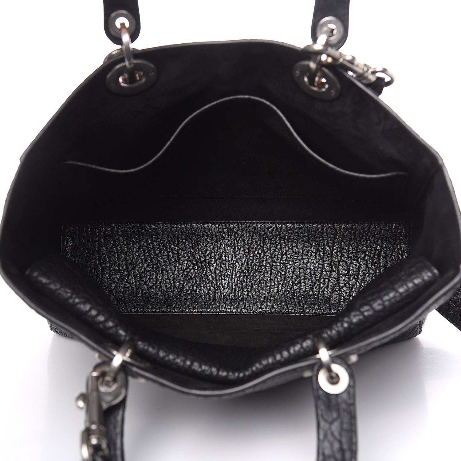 Christian Dior Canyon Grained Lambskin Large Lady Dior Black 5 of 15
