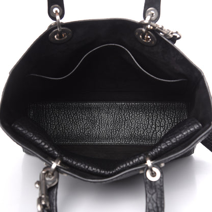 Christian Dior Canyon Grained Lambskin Large Lady Dior Black 5 of 15