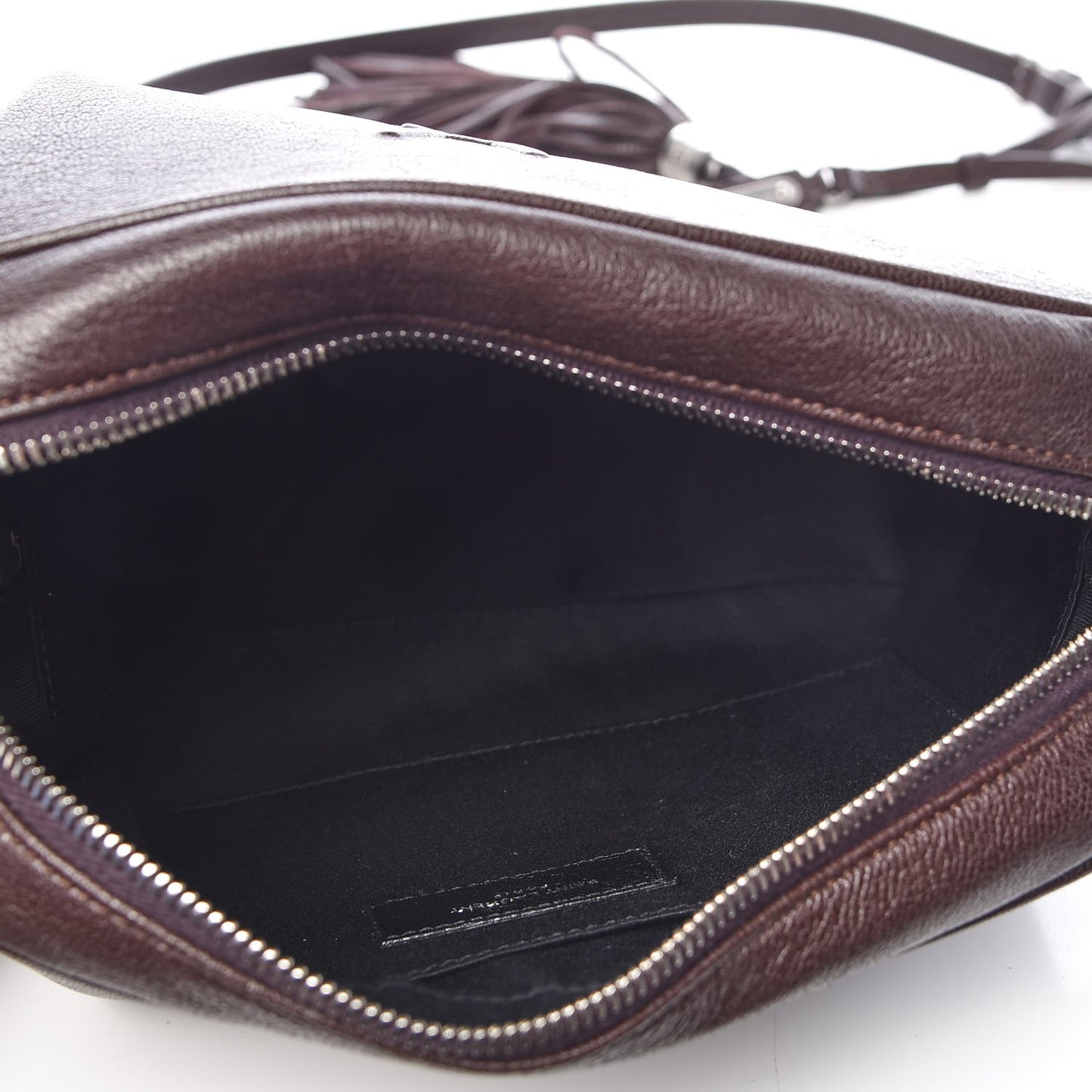 Lambskin Monogram Small Lou Camera Bag Black Tulipe